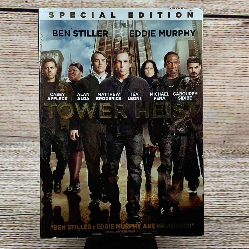 Tower‎ Heist [2011 DVD] Special Edition Ben Stiller Eddie Murphy Comedy Movie